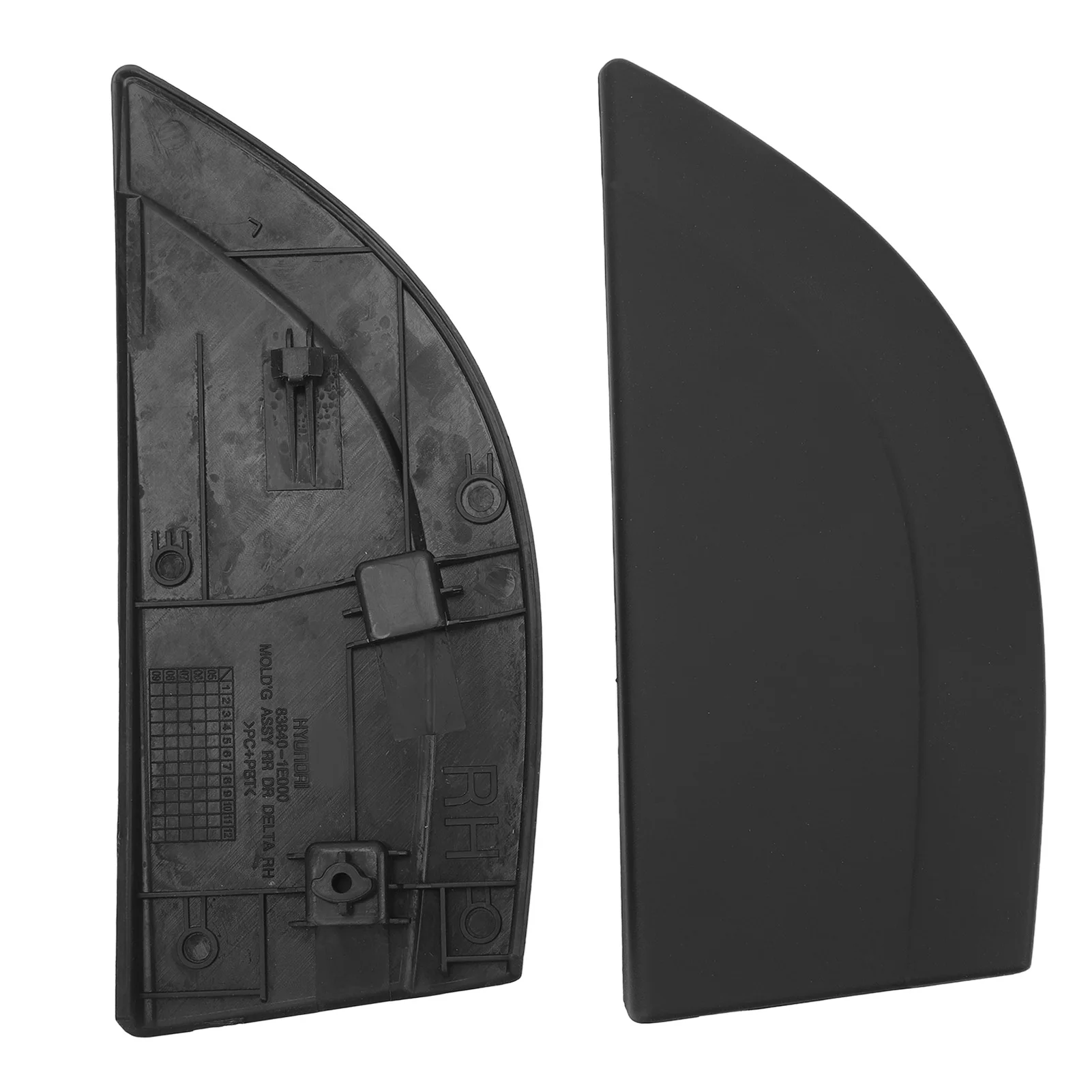 Rear Door Molding Replacement 2pcs Left Right 838301E000 For Hyundai Accent 2006-2010