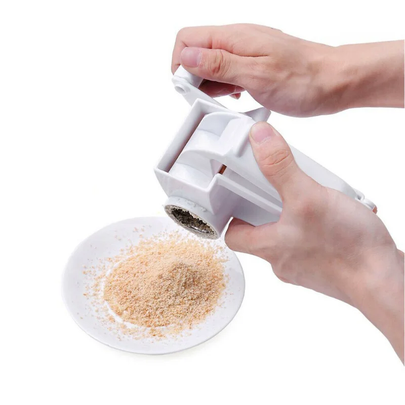 Rotary Cheese Grater, Hand-Operated Mini Stainless Steel Parmesan Cheese Grater-a Hand-Operated Kitchen Tool for Grating Hard Cheese,Butter, etc.