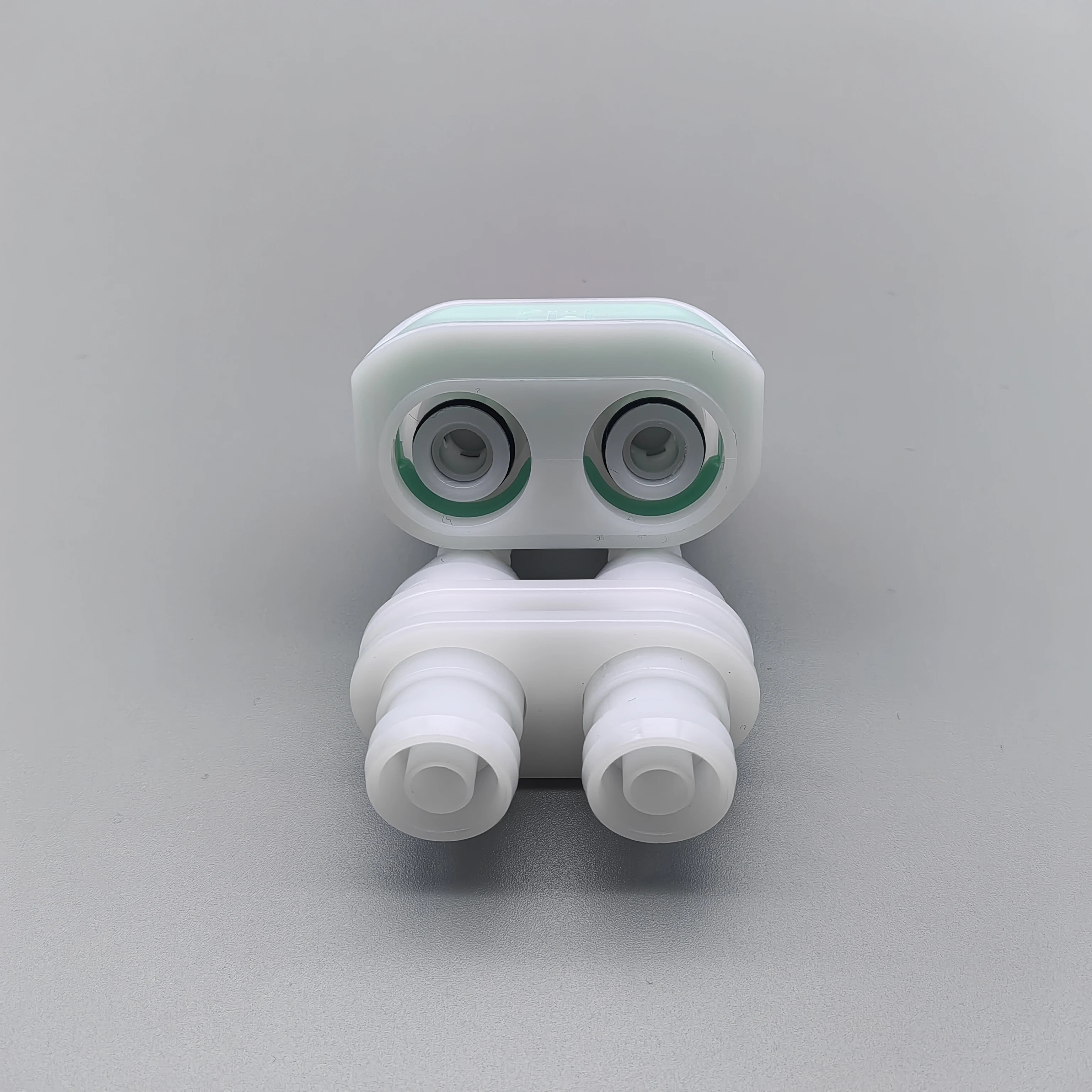 New White Cyan Double Head Female Domestic CPC Quick Connector Quickly Disconnects DPCD22004