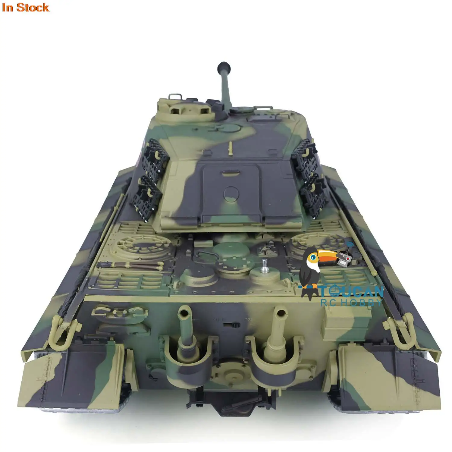 Toys 1/16 HENG LONG 7.0 Upgraded German King Tiger RTR RC Tank 3888A W/ 360° Turret TH17525-SMT4 6