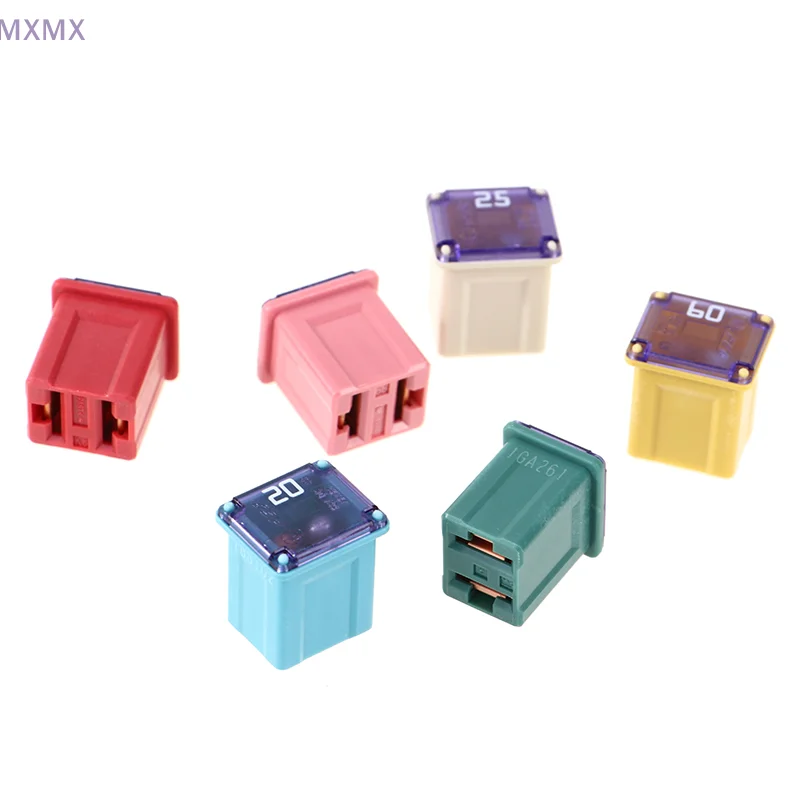 Mini Square Fuse 58V 1Pcs 20A 25A 30A 40A 50A PEC Automotive Car Fuse Tube Waterproof Box