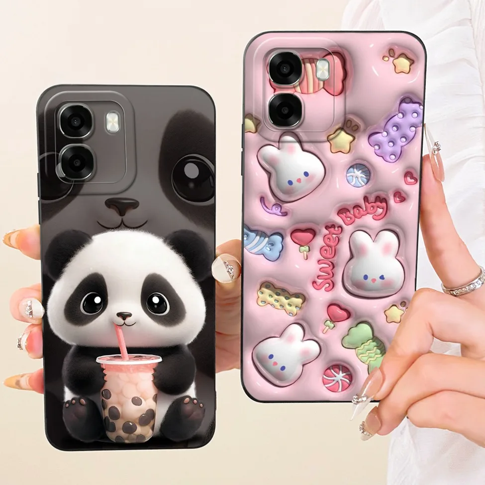 Cute Kawaii Luxury Fashion Flower Silicone Phone Case Cover