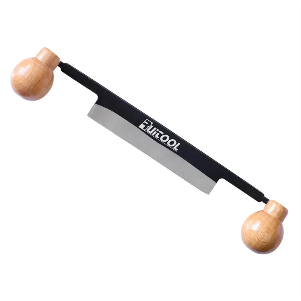 1pc Draw Knife Straight Shave Knife Wooden Handle Pull Woodworking Debarking Hand Tool For Log Fence Posts woodworking hand tools wood trimming tool