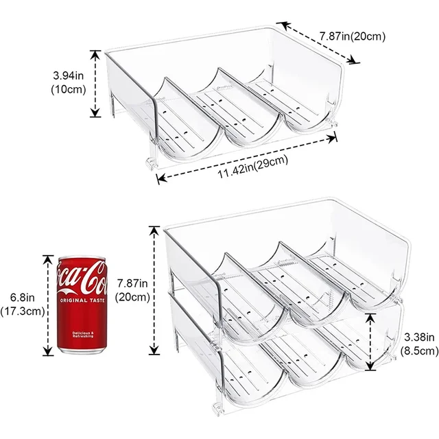 Stackable Beverage Organizer Stackable Beverage Organizer