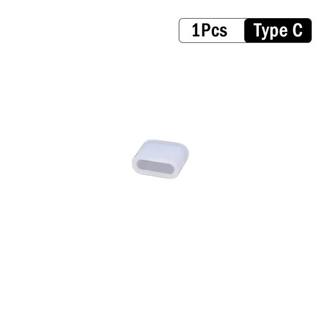 Universal Dust Plug Protective Cover for Charging Ports (1-10 Pack) - Waterproof and Dustproof Caps