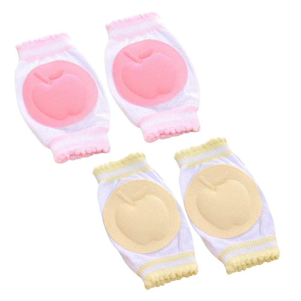 1 Pair of Kneepads Knee Pad Crawling Safety Protector Kneepads for Infants Toddlers Baby (Pink) Baby kneepads