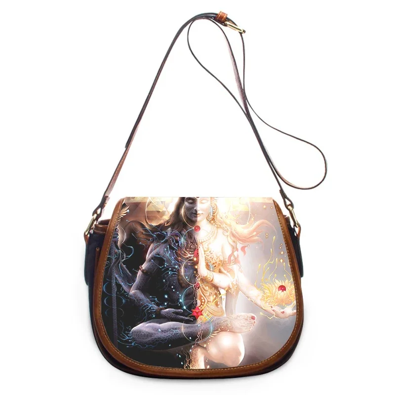 Shiva Print New Fashion Women Crossbody Bag Luxury Handbags Women Bags Zipper Shoulder Bag Women Shoulder Bag
