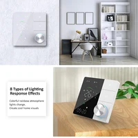 เทอร์โมสตัทอัจฉริยะ Tuya WiFi 16A AC220V ควบคุมอุณหภูมิระบบทำความร้อนไฟฟ้า พร้อมหน้าจอ LED และปุ่มควบคุมแบบหมุน สำหรับห้องและสำนักงาน 4