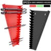 2Pcs Wrench Organizer Wrench Storage Rack Plastic Spanner Tools Holders Wrench Holder Wrenches Keeper for 5mm to 27mm Wrench 1