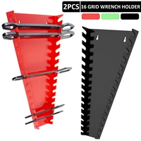 2Pcs Wrench Organizer Wrench Storage Rack Plastic Spanner Tools Holders Wrench Holder Wrenches Keeper for 5mm to 27mm Wrench 1