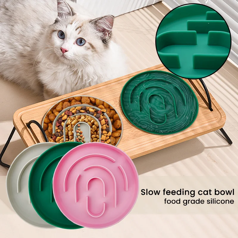 Pet Slow Feeder Bowl Cat Dog Silicone Non slip Slower Food Feeding Dishes Durable Pet Bowl for Large Medium Small Dogs Puppy Pet Slow Feeder Bowl Cat Dog Silicone Non slip Slower Food Feeding Dishes Durable Pet Bowl for Large Medium Small Dogs Puppy