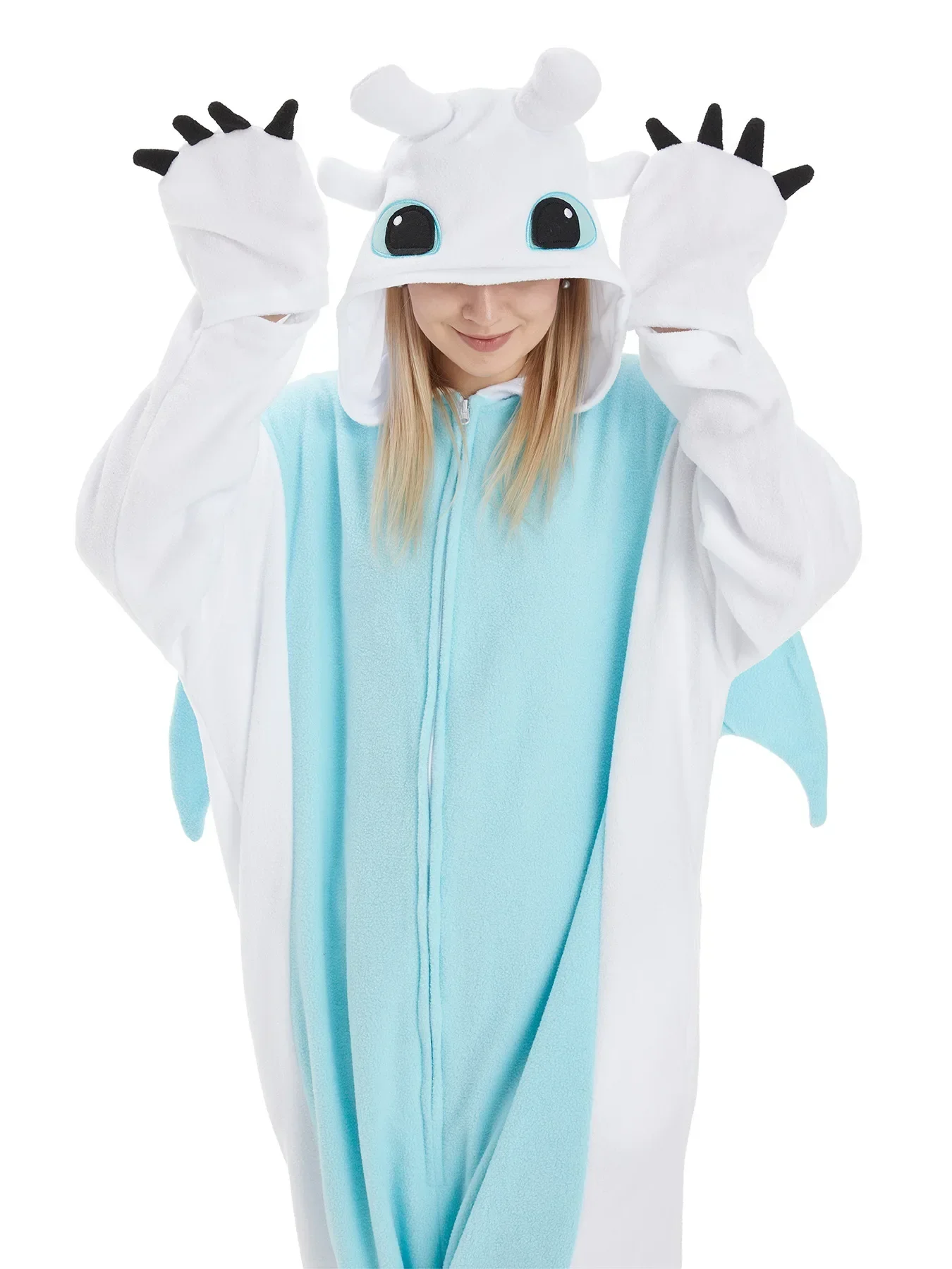 Kigurumi Onesie Cartoon Pajamas For Adult Women Men Animal Pyjamas How to Train your toothless Pajama Dragon Cosplay Costume