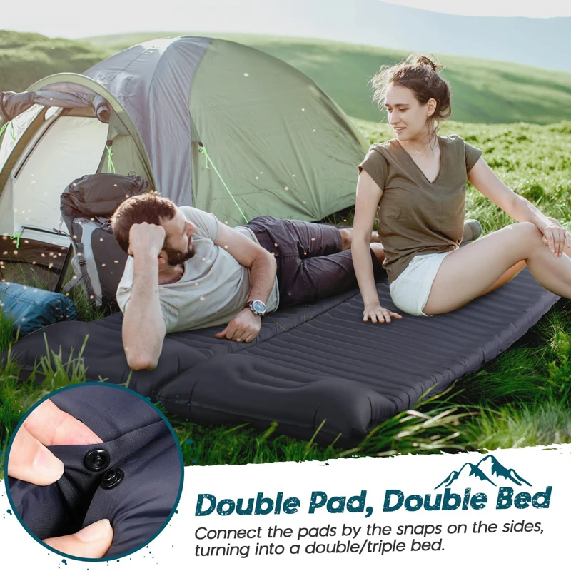 Mattress For Car Multi-function Inflatable Mattress Camp Bed Car Camping Accessories Travel Camping Air Folding Bed