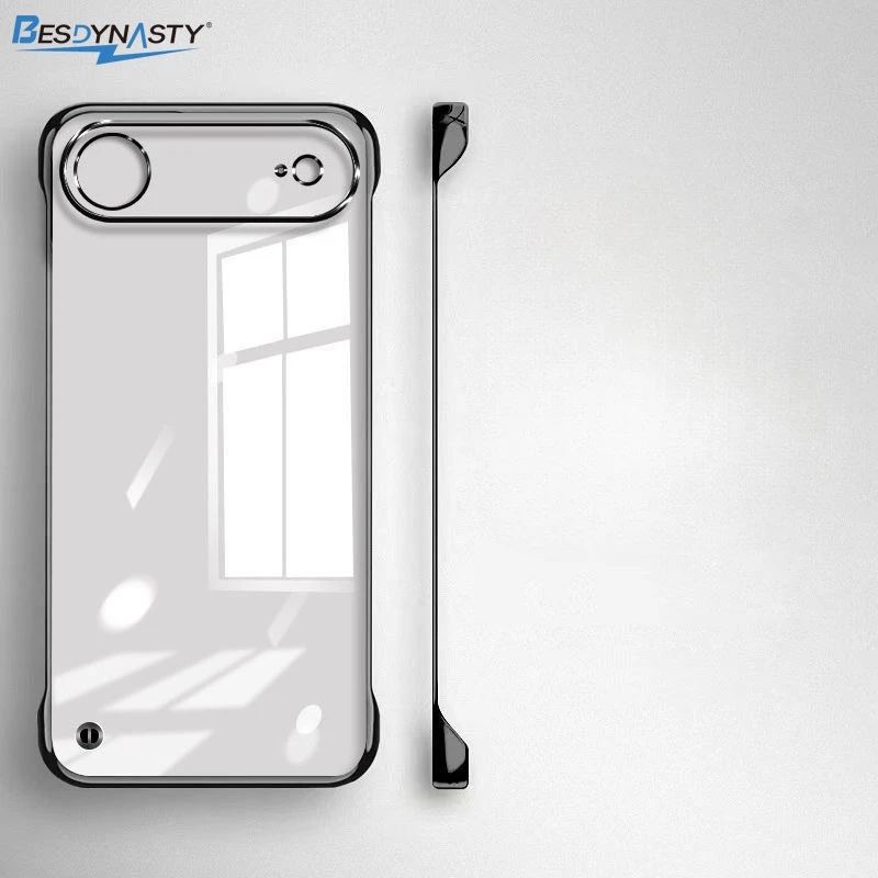 Sleek Shockproof Transparent Phone Case - Ultra Thin Frameless Design