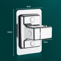 1pc Shower Head Holder Adjustable Wall Mounted Shower Holder Self-Adhesive Showerhead Handheld Bracket Bathroom  Accessories 5