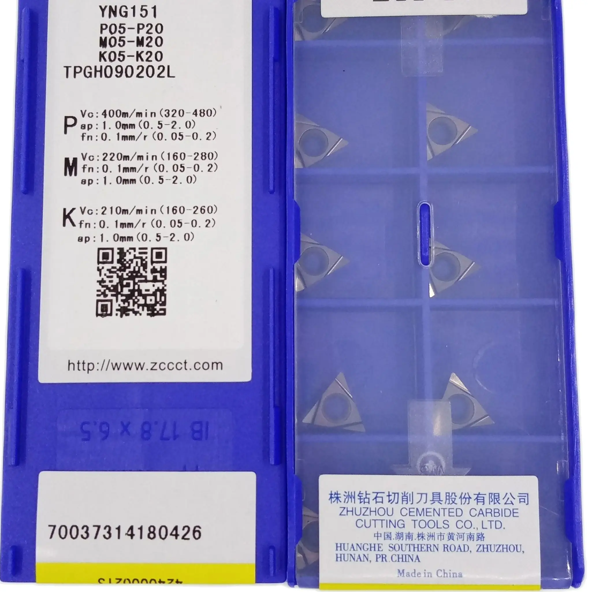 

YBG102 YNG151 TPGH090202L ZCC 100% оригинальные твердосплавные Токарные Вставки TPGH для обработки нержавеющей стали и чугуна