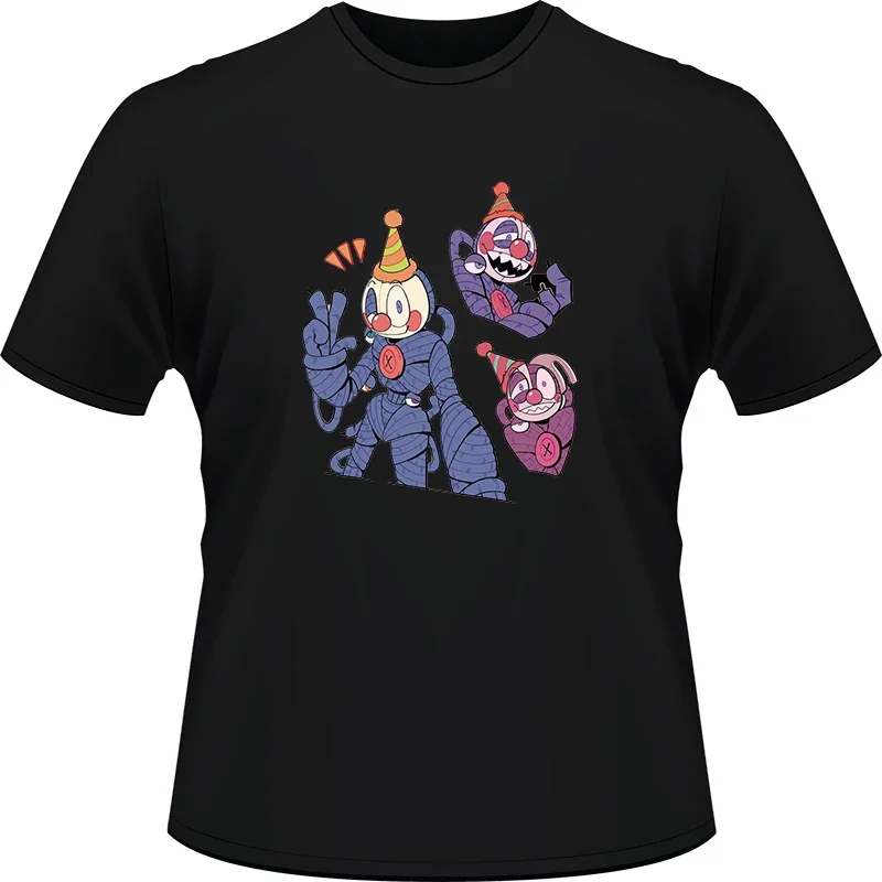 

Fun Dolls Cotton T-Shirts Street Fashion Short-sleev Roupas Novelty Cool Trending Pattern Nostalgia Koszulki Unique Leisure