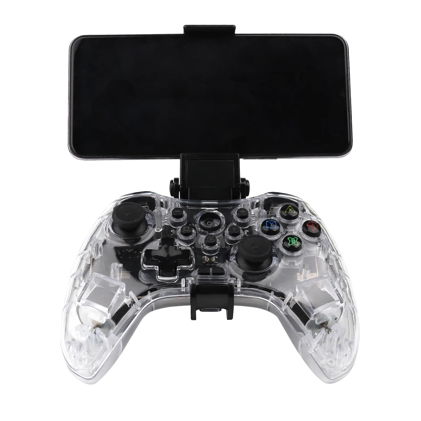 Gamepad In Cristallo Trasparente Bluetooth-Compatibile Per Ps4 Wireless Handle Per Switch/Android/Ios/Computer Light Game Controller