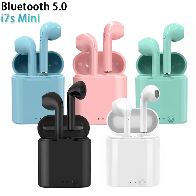 

New I7s Mini TWS Wireless Bluetooth Headset Hearing Aid Hands-free headset with charging case Suitable for Xiaomi Huawei iphone