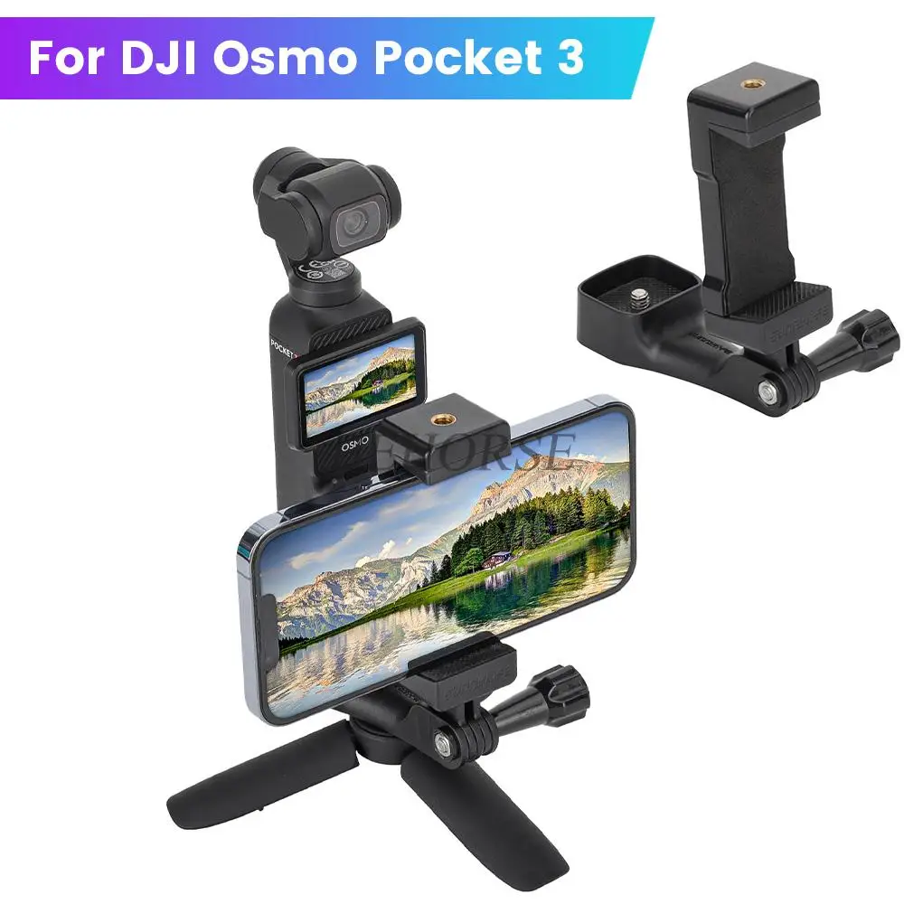 Sunnylife klip pemegang ponsel depan, untuk Osmo Pocket adaptor
