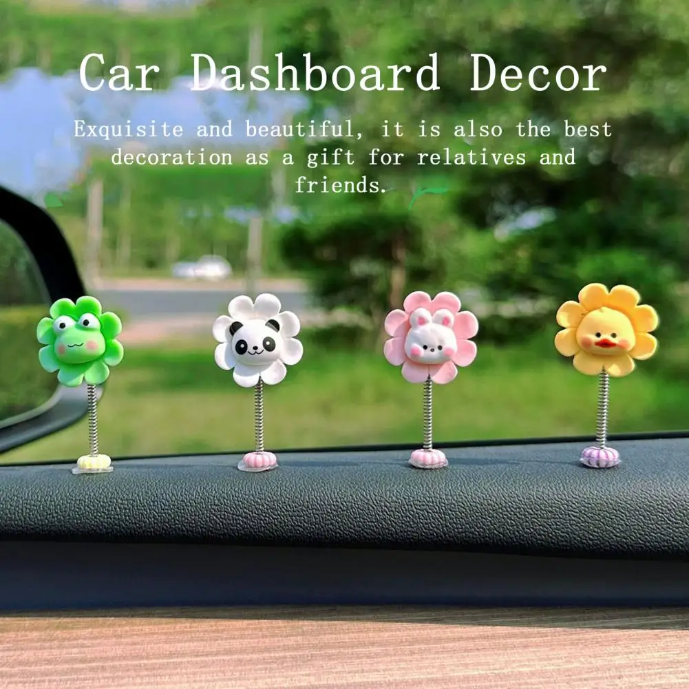 Anime Cute Car Toys Car Panel Dashboard Decoration PVC Car