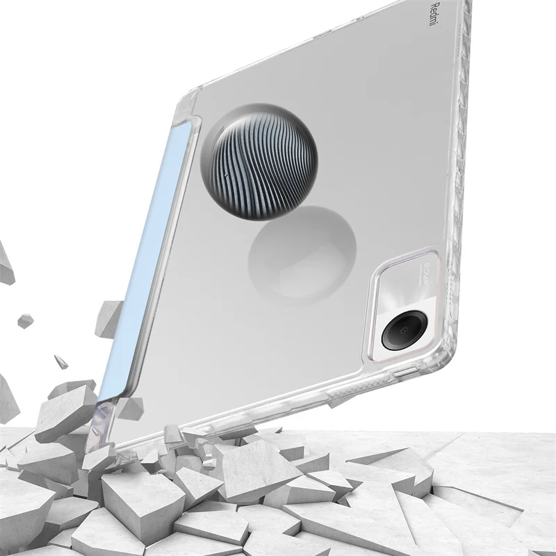 Clear Acrylic Back Trifold Stand Case