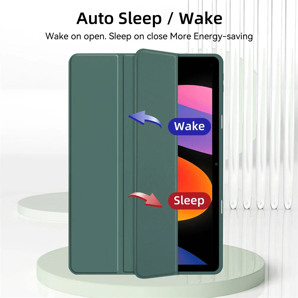 Voltar Duro Transparente para Xiaomi Capa para Pad se Awake e Dormir Cover 11 in Case - Imagem 4