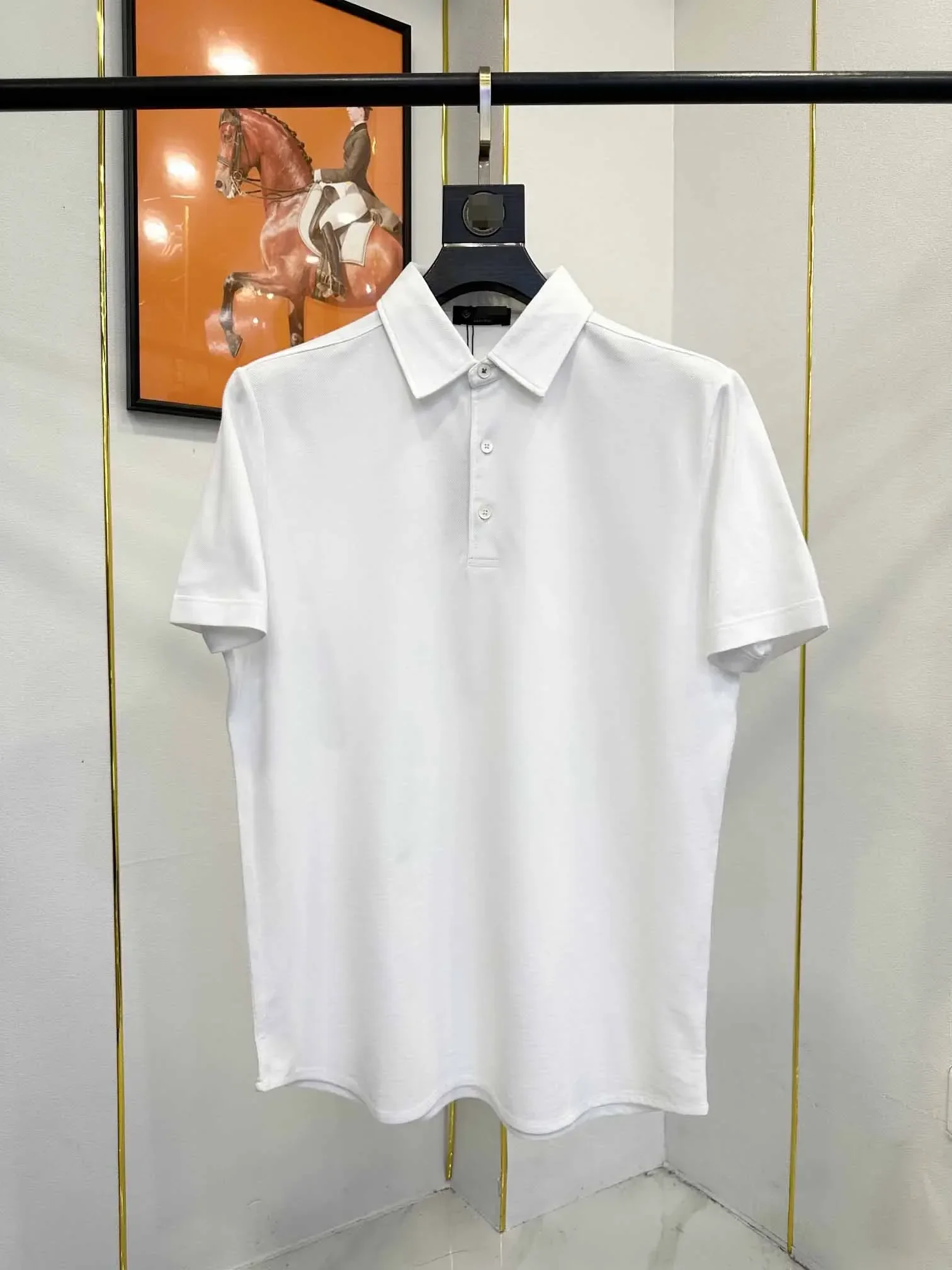 

BILLIONAIRE SIJITONGDA Shirt silk men 2024 summer new short sleeve breathable thin embroidery quality big size M-3XL