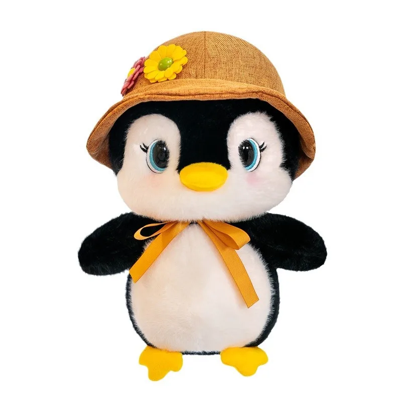 New Yellow, Green, Blue Cute Cartoon Penguin Plush Animal With Hat Children's Birthday Christmas Gift 6
