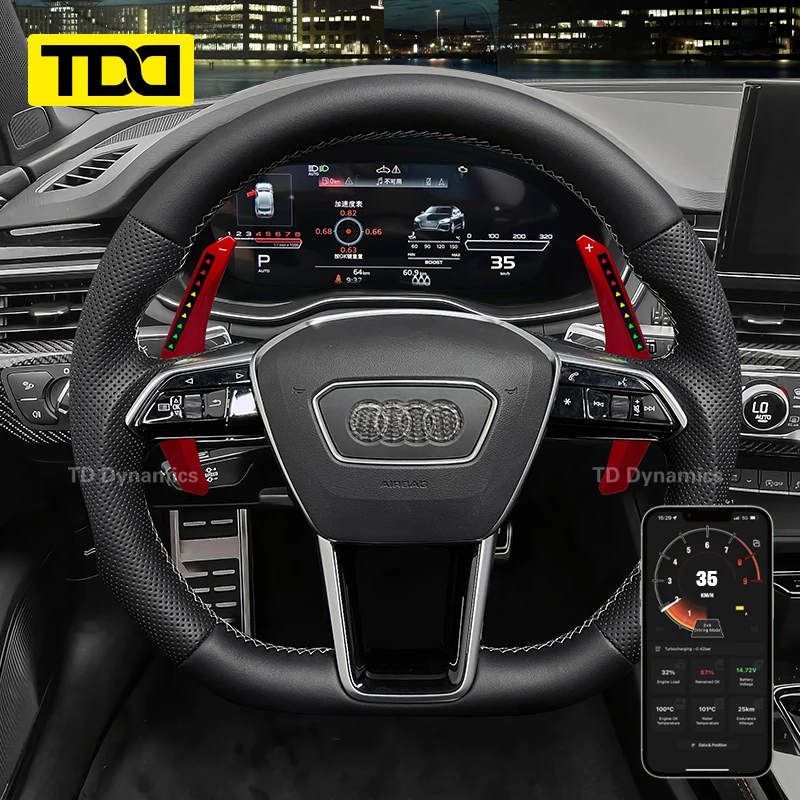 

TDD Smart Paddle Shifter Model Smart ONE for Audi A3 S3 A4 S4 A5 S5 A6 S6 A7 S7 A8 S8 Q3 Q5 Q7 RS4 RS6 RS7