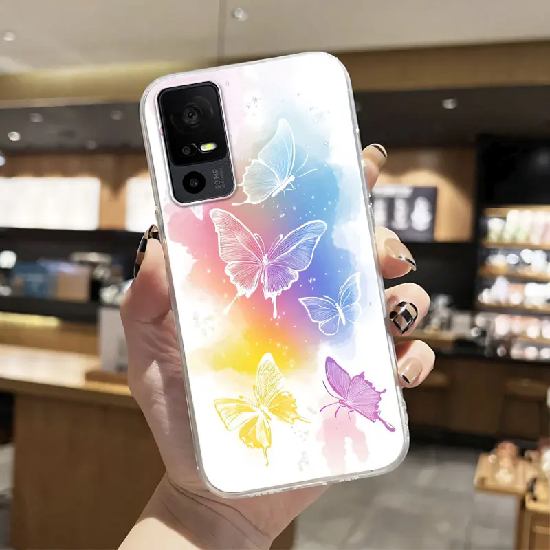 Luxury Transparent Silicone Shockproof Phone Case