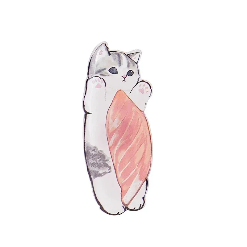 귀여운 고양이 아크릴 바늘, 1개, 자석 재봉실, 바늘 튜브, 십자수, 자수 바늘 용품.