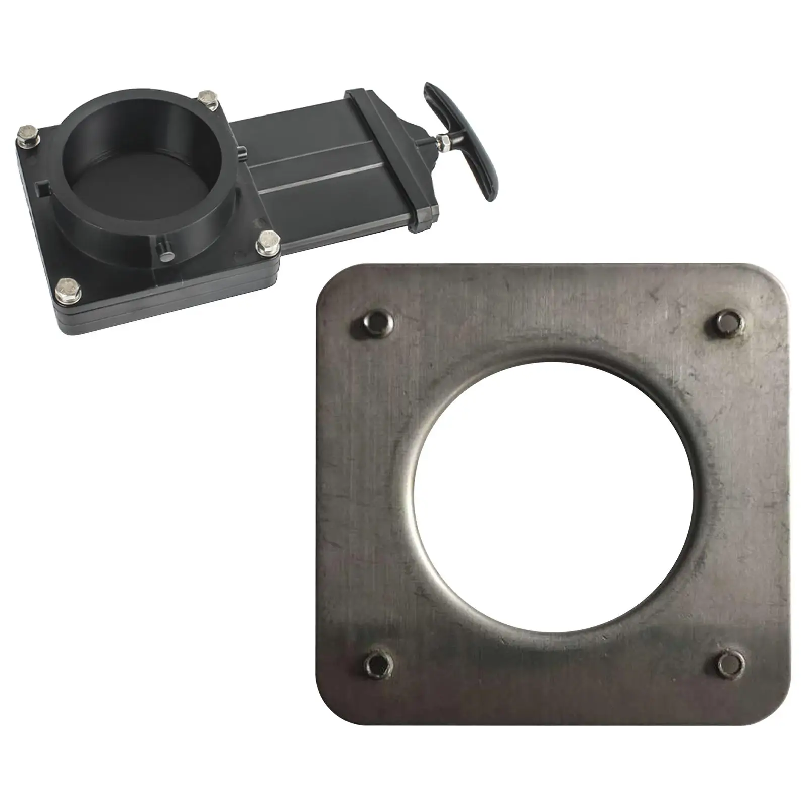 3 inch RV Dump Gate Assembly Sewer Hose Repair Sewer Fittings Motorhome Plumbing Termination Trailer Accessories Replacement