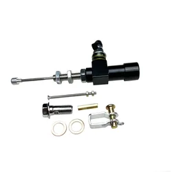 Universal Hydraulic Clutch Master Cylinder Rod Brake Pump (Black)