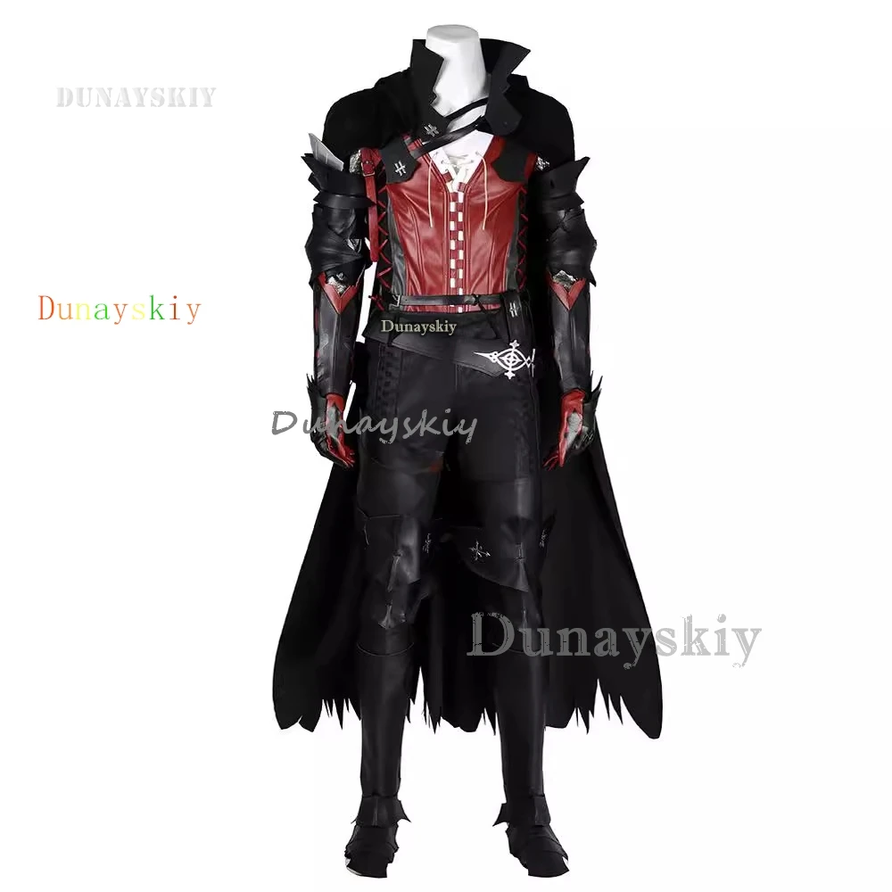 Final Cosplay Fantasy Xvi Ff16 Clive Rosfield Costume Cosplay Tuta Da Combattimento Uomini Adulti Clive Rosfield Set Uniforme Di Alta Qualità