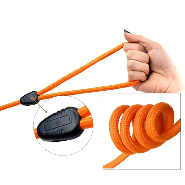 5M/10M/15M Long Rope Training Dog Leash- Heavy Duty Nylon Recall Agility Training Dogs Lead Leash For Medium Large Dog Leash 2