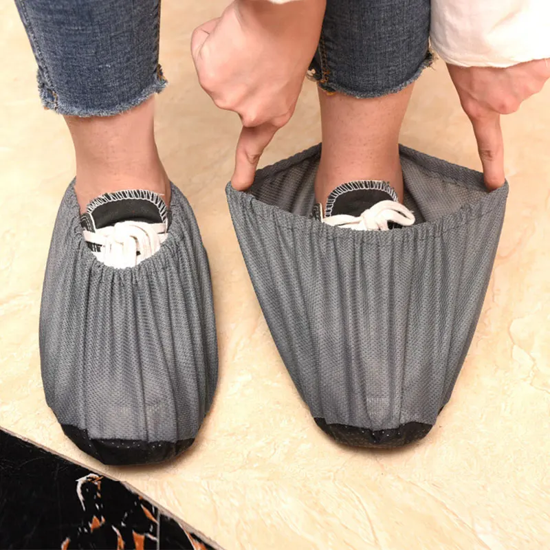 Non-slip Outdoor Shoe Covers Reusable Shoes Protector Washable Shoe Cover Keep Floor Carpet Cleaning Household Outdoor 1pair