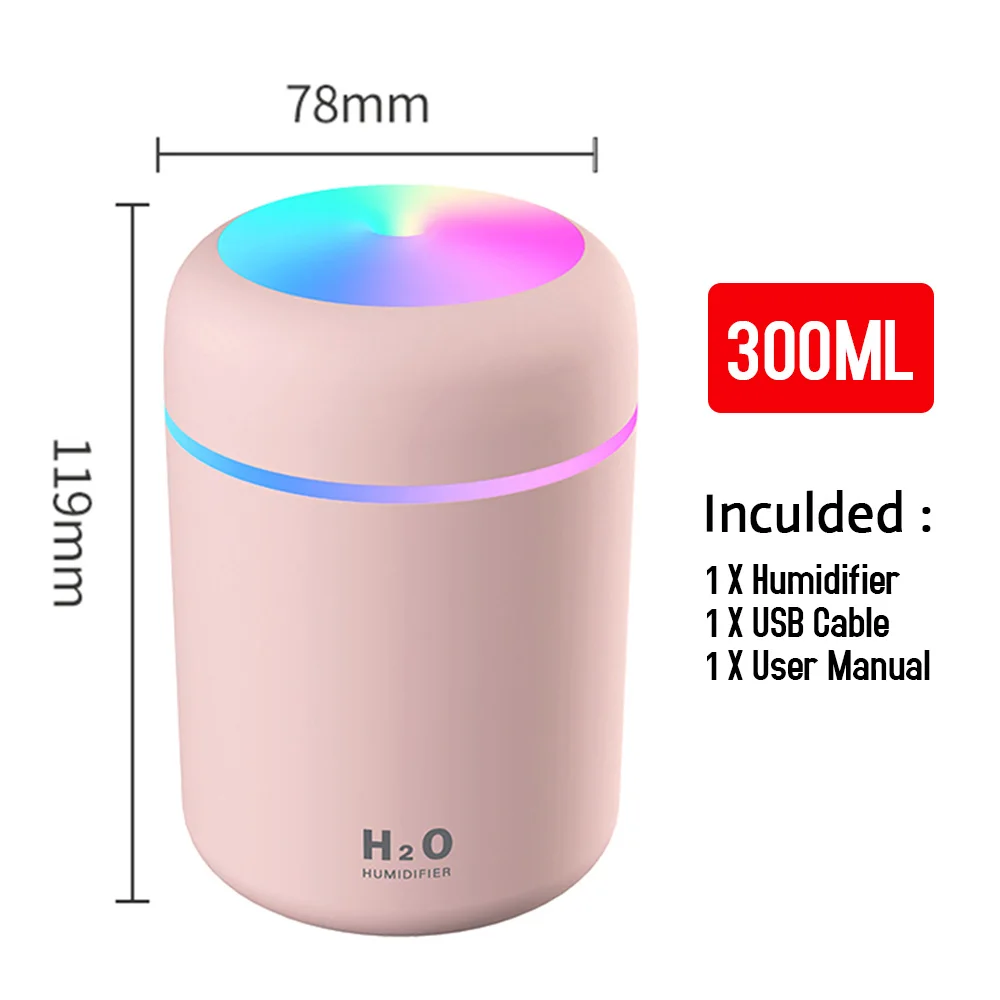 580ML Anti-gravity Water Drop Humidifier 3 Modes Levitating Water