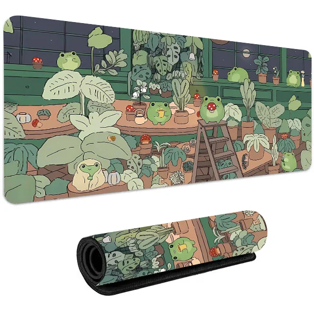 

Frogs Pc Cabinet Games Xxl Mouse Pad 900x400 Desk Accessories Computer Desks Mousepad Gamer Keyboard Mat Gaming Mats Office Cute