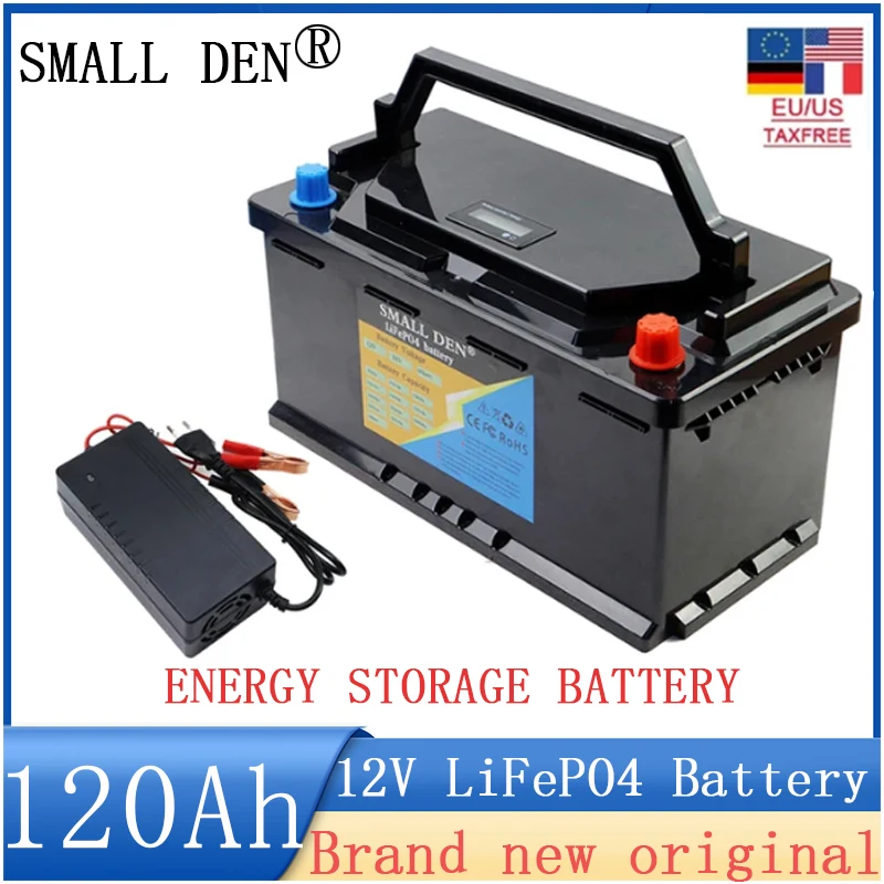 

12v 80ah 100ah 120ah lifepo4 Batterie automatische Feuerzeug Auto Starter Netzteil 12,8 V E-Boot RV Solar tragbare wiederauf lad