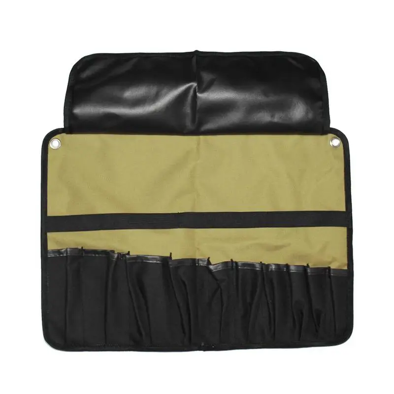 

Roll Up Tool Bag Organizer Tool Roll Up Pouch With 10 Pockets Pocket Tool Roll Organizer Motorcycle Tool Bag Roll Pouch For Roll