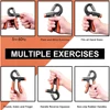 WorthWhile 5-60Kg Gym Fitness Hand Grip Men Adjustable Finger Heavy Exerciser Strength for Muscle Recovery Hand Gripper Trainer 6