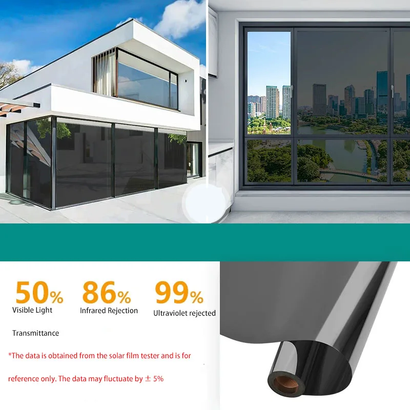 Insulated Privacy & Sun Protection Window Film