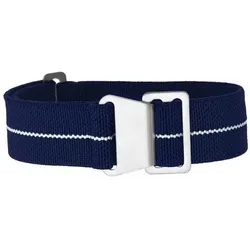 Vintage French Army Parachute Elastic Nylon Watch Strap - Classic 60s Inspired Design, Available in Multiple Sizes - 22mm (92)