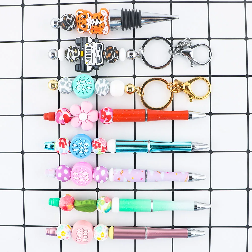 50-1000Pcs 15mm Printed Silicone Beads Round Leopard Beads For Jewelry Making DIY Bracelet Necklace Jewelry Accessories