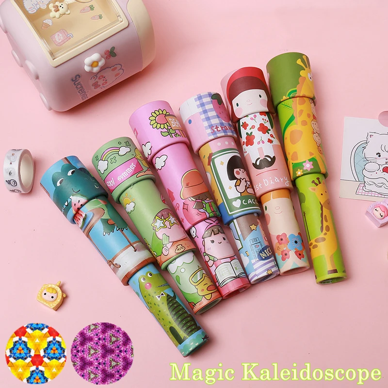 Children toys magic kaleidoscope classic animals