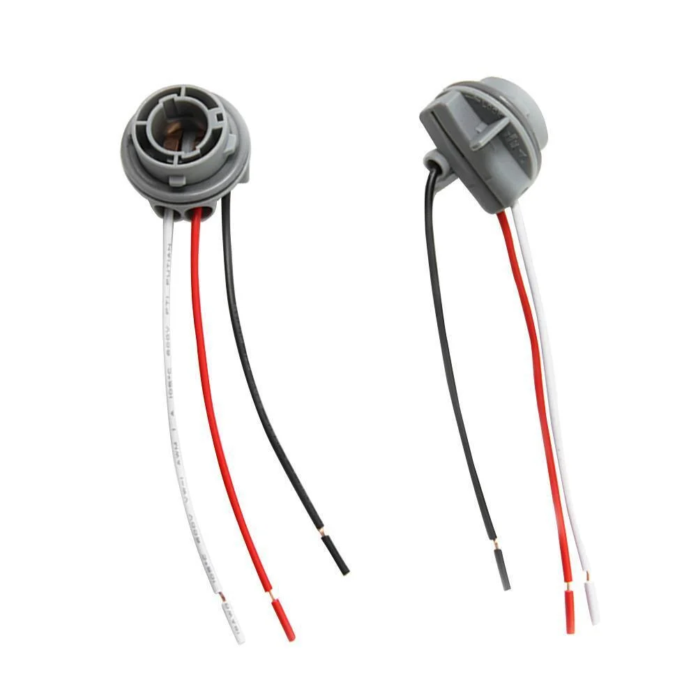 Bulb Holders Light Wiring Connector Car Harness Wire Stop Brake Light Tail Plug Turn Light Wiring Connector 1157 2pcs