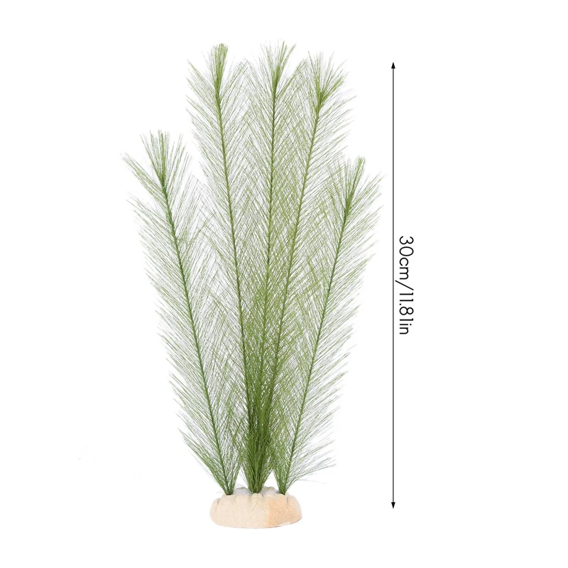 Aquarium Decorations Fish Tank Artificial Green Water Plants Silk Fabrics Plastic Non-Toxic