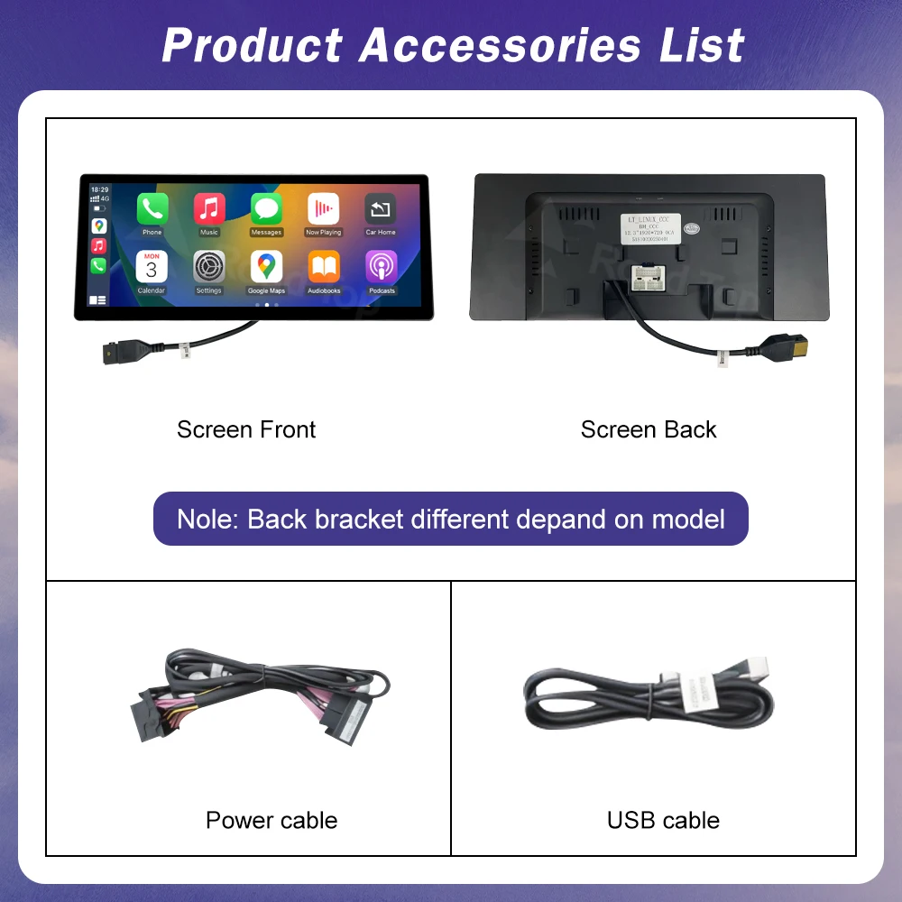Nueva pantalla táctil Android Auto para BMW Serie 1 2 3 4 F20 F21 F30 F31 F36, Carplay inalámbrico, reproductor de radio multimedia para coche 3