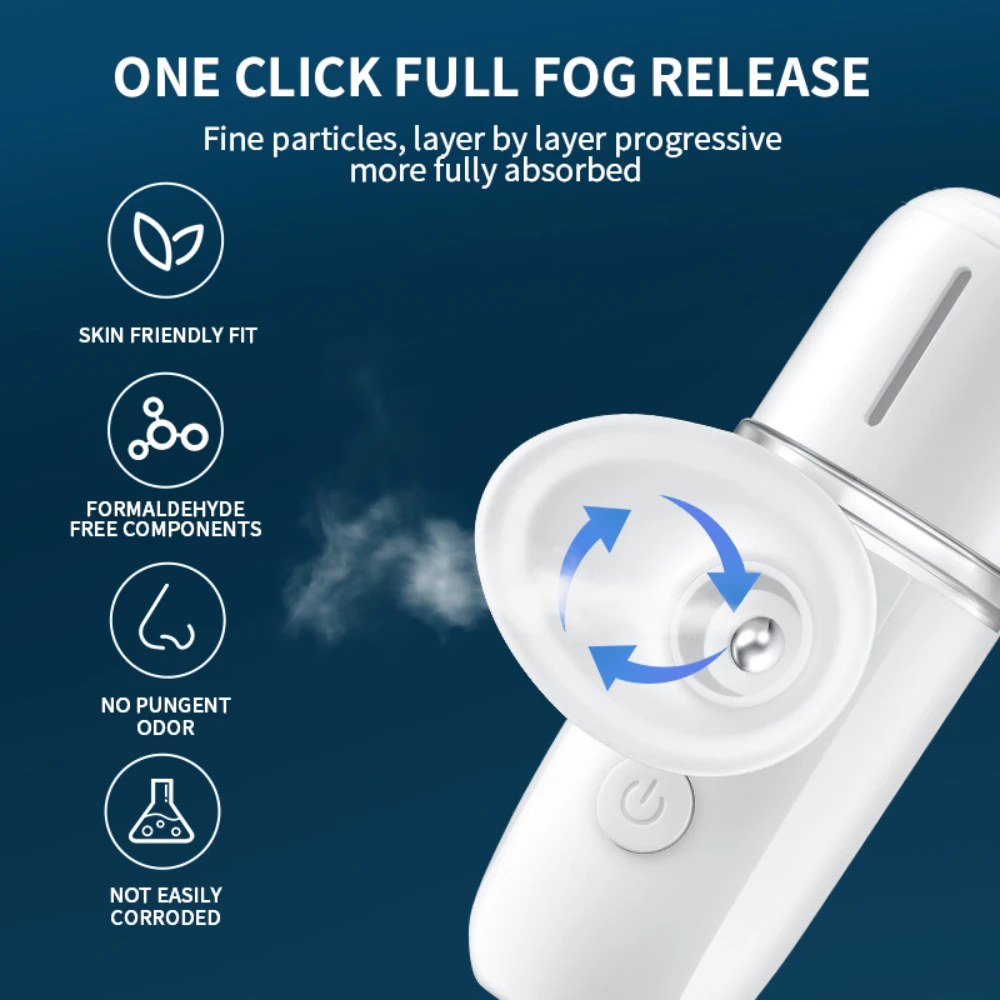 New Electric Eye SPA Steamer Nano Sprayer Device Moisturizing Eyes Care Water Mist machine for eye Beauty Health Face Humidifier 6